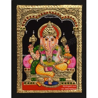 Ganesha Tanjore Painting