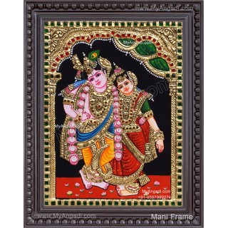 Kannan Rukmani Tanjore Painting