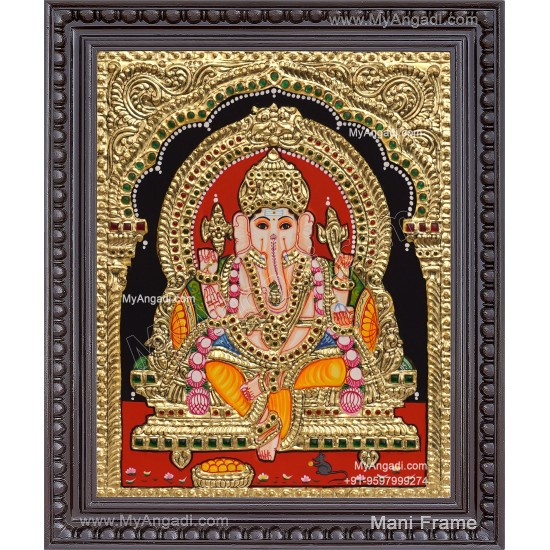 Ganesha Tanjore Painting Ganesha Tanjore Painting