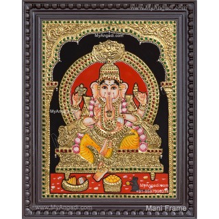 Ganesha Tanjore Painting