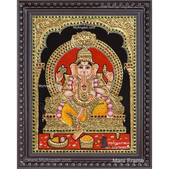 Ganesha Tanjore Painting