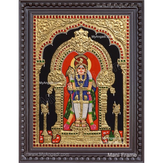 Raja Alangara Murugar Tanjore Painting