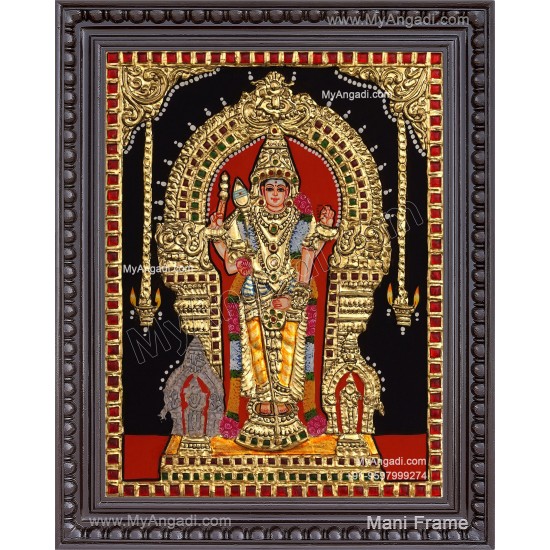 Thiruchendhur Murugar Tanjore Painting