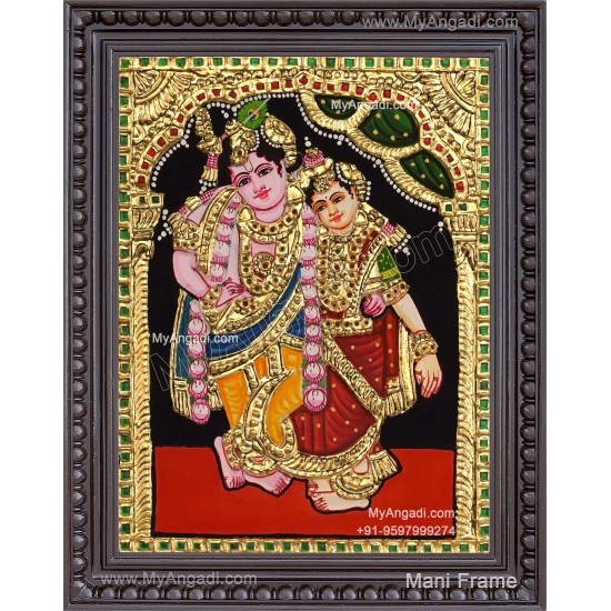 Kannan Rukmani Tanjore Painting