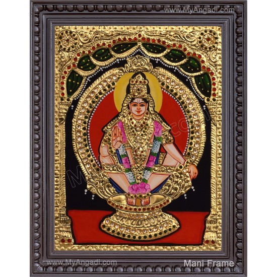 Ayyappan Tanjore Painting