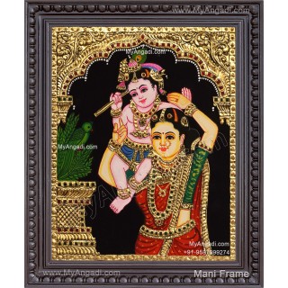 Yashoda Krishna Tanjore Painting Yashoda Krishna Tanjore Painting