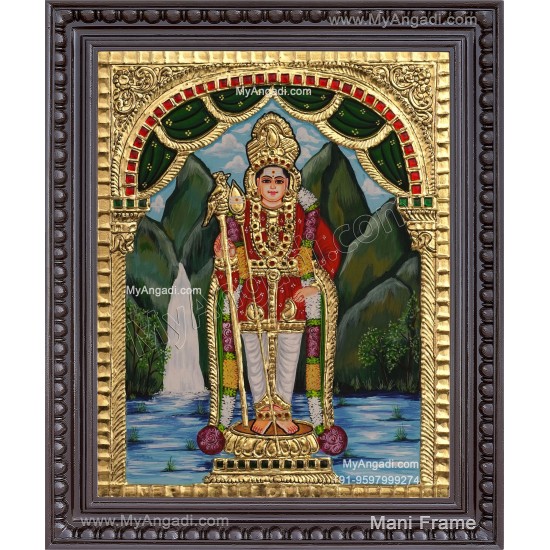 Raja Alangara Murugar Tanjore Painting