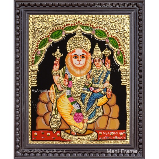Lakshmi Narasimhar Tanjore Painting