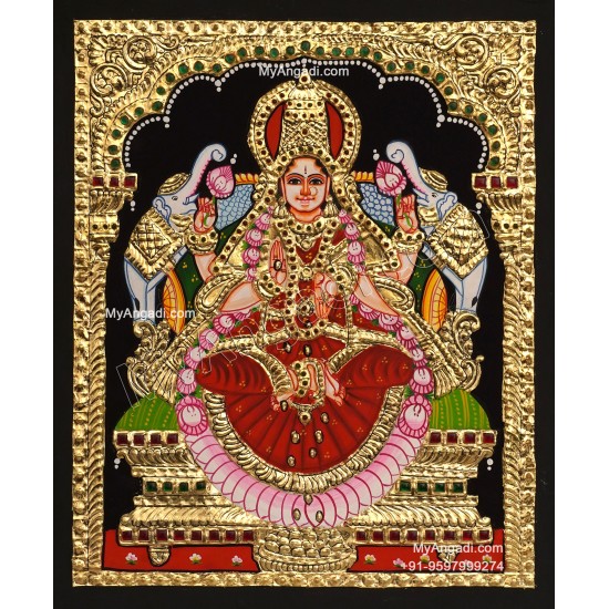 5 Set Ganesha Murugan Balaji Lakshmi Saraswathi Tanjore painting