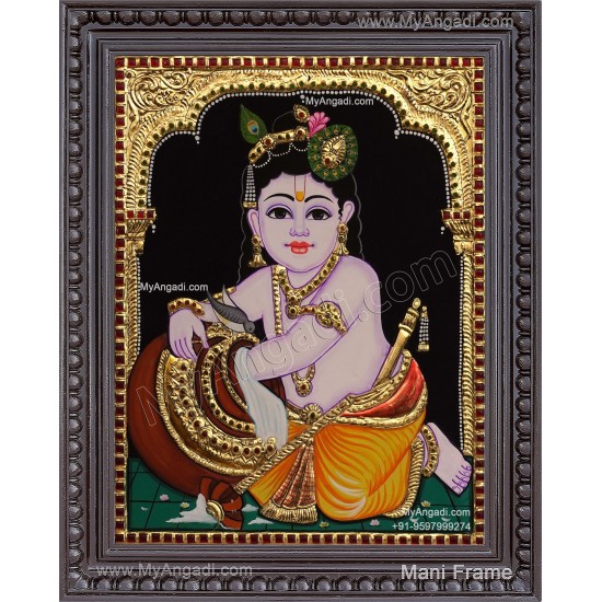 Butter Krishna Tanjore Painting