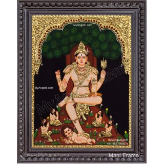 Dakshinamurthi Tanjore Painting Dakshinamurthi Tanjore Painting