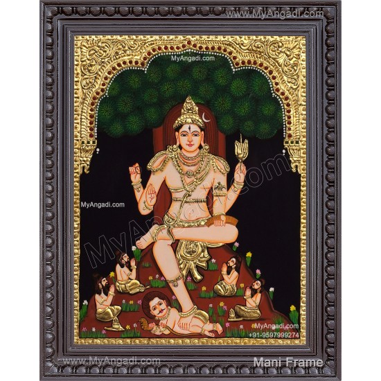Dakshinamurthi Tanjore Painting