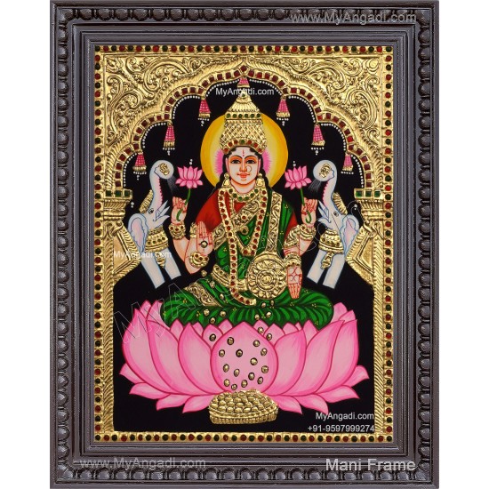 Gajalakshmi Tanjore Painting