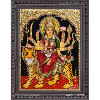 Durga Devi Tanjore Painting