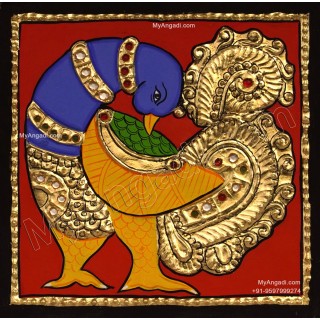 Peacock Tanjore Painting