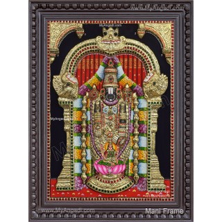 Balaji Lakshmi 3D Tanjore Painting Balaji Lakshmi 3D Tanjore Painting