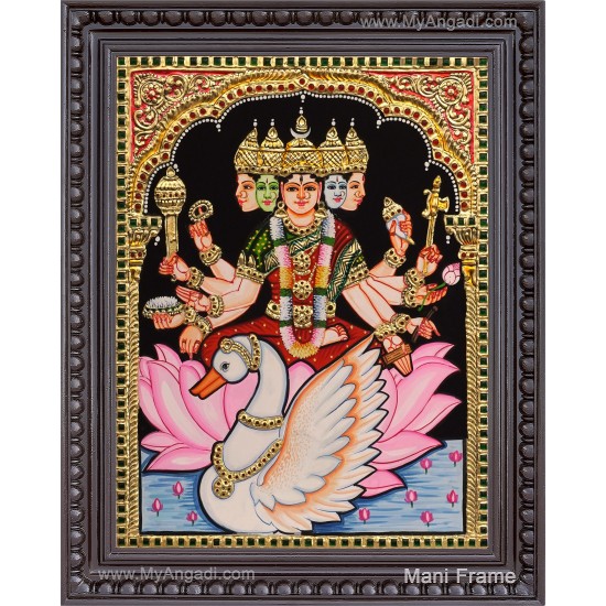 Gayathri Devi Tanjore Painting
