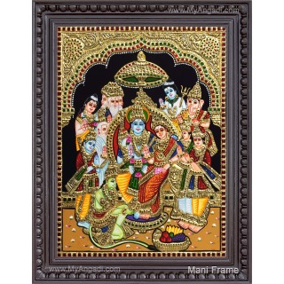 Ramar Pattabhisekam Tanjore Painting