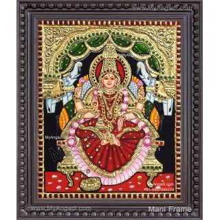 Gaja Lakshmi Tanjore Painting