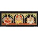 3 Panel  Lakshmi Ganesha Saraswathi Tanjore Painting