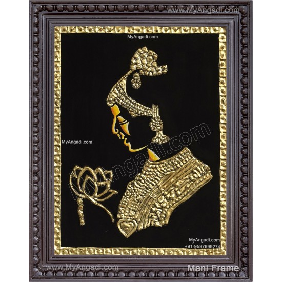 lady-face-tanjore-painting