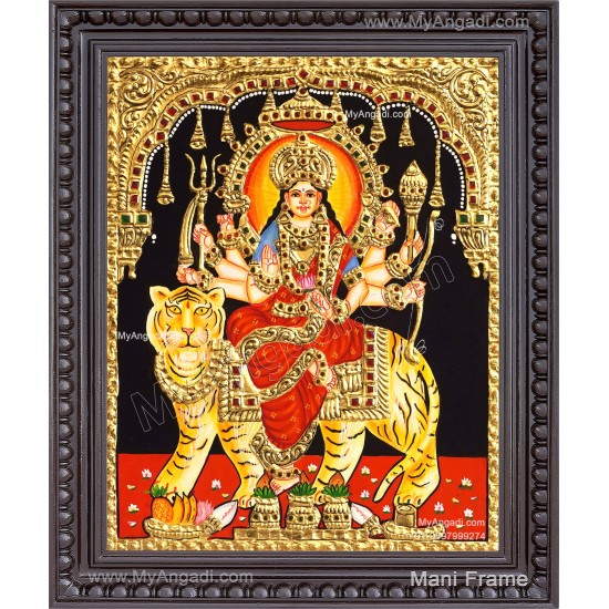 Durga Devi Tanjore Painting