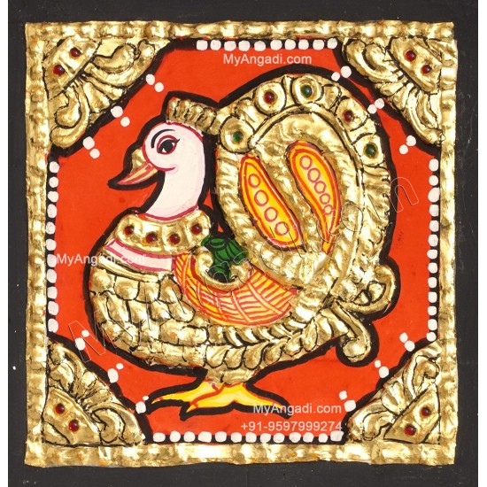 Swan Tanjore Painting