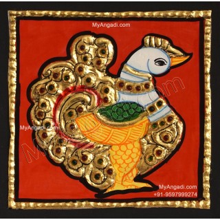 Swan Tanjore Painting