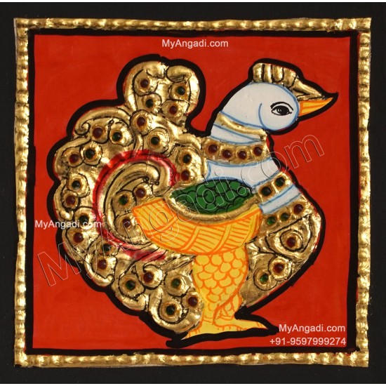 Swan Tanjore Painting