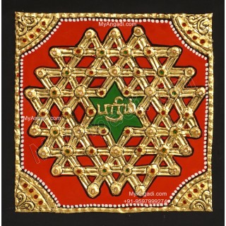 Aiswarya Kolam Tanjore Painting
