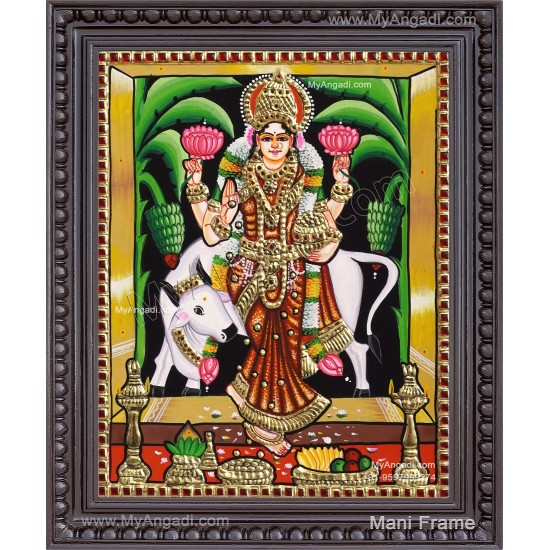 Graha Lakshmi Tanjore Painting
