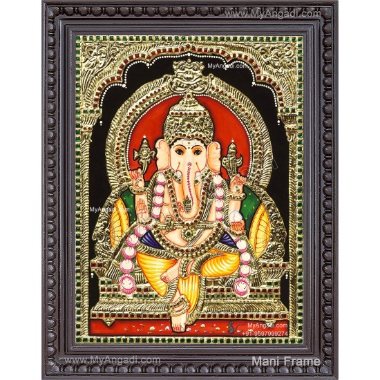 Ganapathy Tanjore Painting 