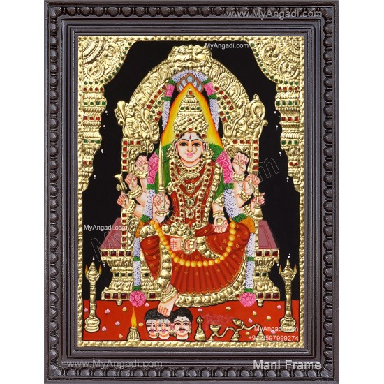 Samayapura amman Tanjore Painting