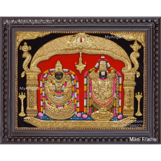Balaji Padhmavathy Thayar 2d Tanjore Painting