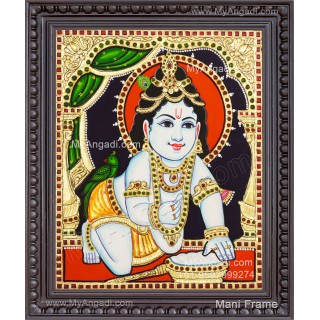 Butter Krishna Tanjore Painting