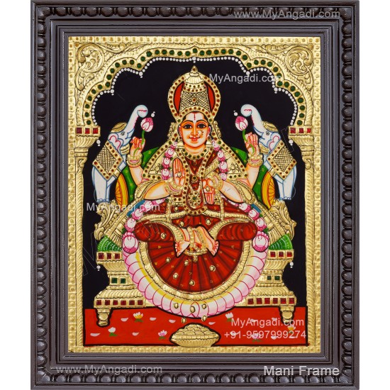 Gajalakshmi Tanjore Painting