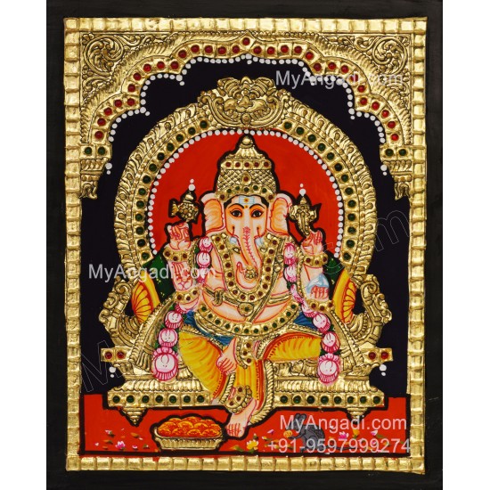 Ganehsa Tanjore Painting