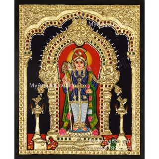 Raja Alangara Murugar Tanjore Painting