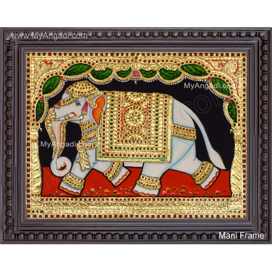 Elephant Tanjore Painting