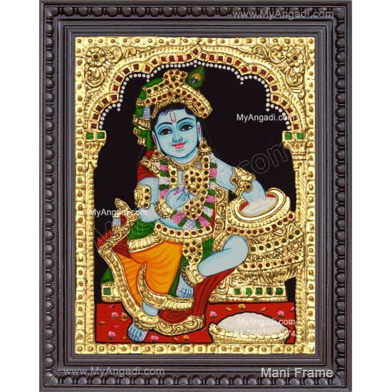 Butter Krishna Tanjore Painting