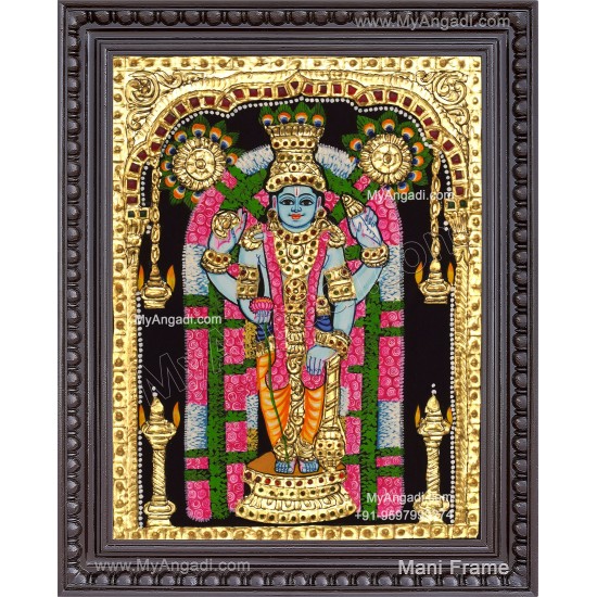 Guruvayoorappan Tanjore Painting