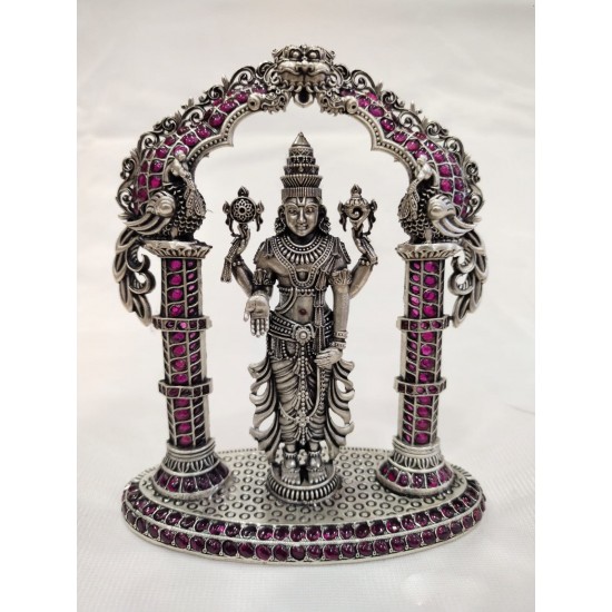 Vishnu Silver Idol