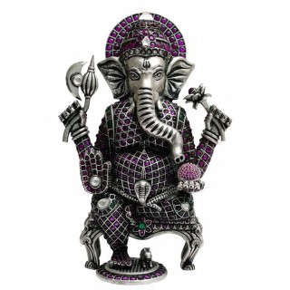 Ganesha Silver Idol