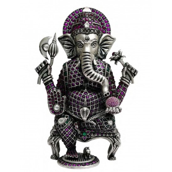 Ganesha Silver Idol Ganesha Silver Idol