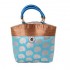 Gorgeous Gold Blue Mango Print Bag for Return Gifts