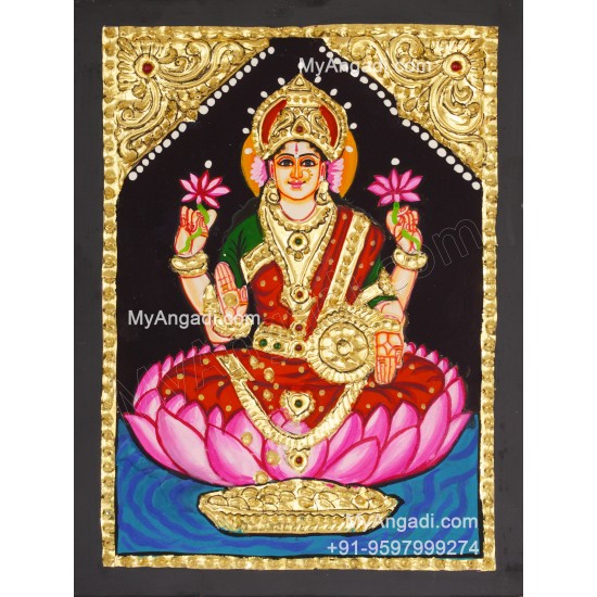 Lakshmi Small Tanjore Painting