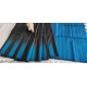 Black Blue Dupion Silk Black Blue Dupion Silk