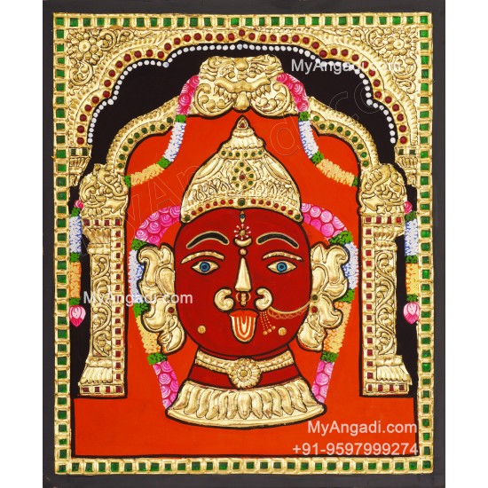 Maa Majhi Gowri Tanjore Painting