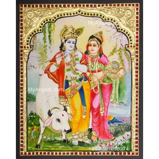 Radha Krishna Tanjore Paintings