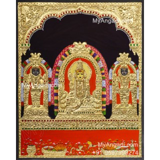 Murugan Valli Deivanai Tanjore Painting